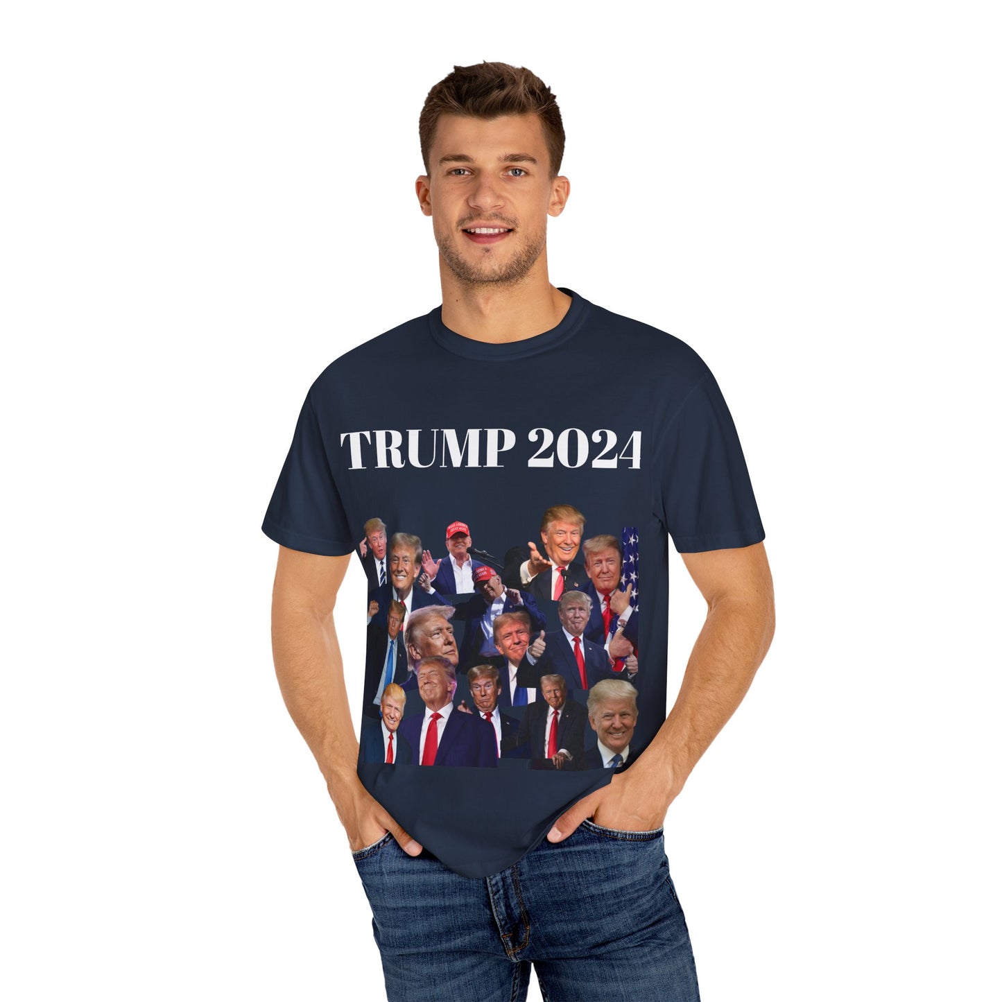 Collage of Victory: Trump 2024 Tee